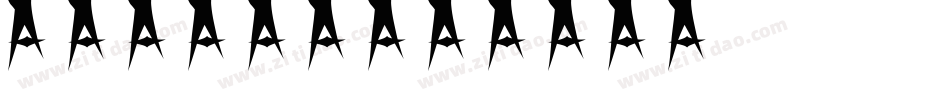 doux笔画字体转换
