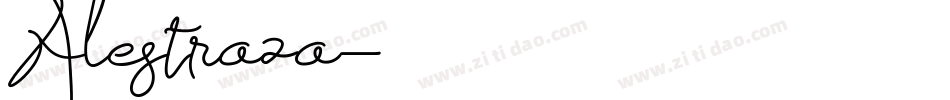 Alestraza字体转换