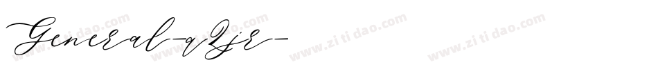 General-qZjr字体转换