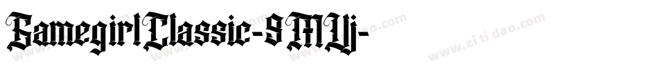 GamegirlClassic-9MVj字体转换