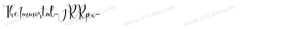 TheImmortal-JRRpx字体转换 TheImmortal-JRRpx字体转换