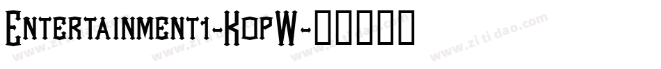 Entertainment1-K0pW字体转换