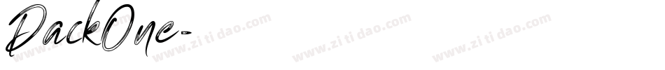 DackOne字体转换