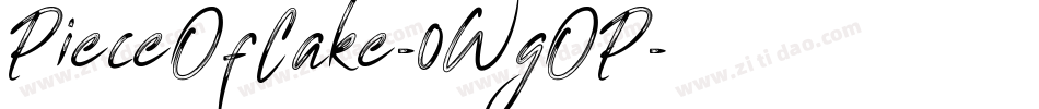 PieceOfCake-0WgOP字体转换