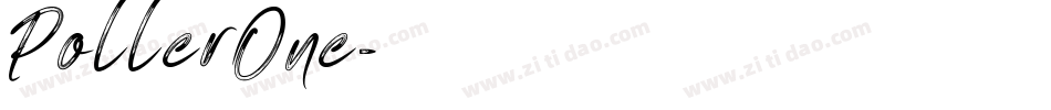 PollerOne字体转换