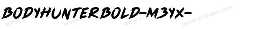 BodyHunterBold-M3Yx字体转换