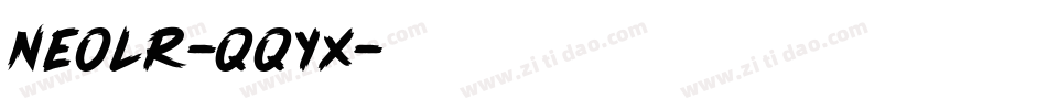 NeoLr-qqYx字体转换