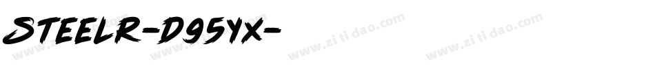 Steelr-d95Yx字体转换 Steelr-d95Yx字体转换