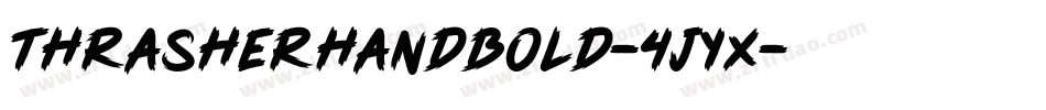 Thrasherhandbold-4jYx字体转换 Thrasherhandbold-4jYx字体转换