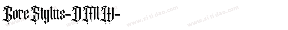 GoreStylus-DMlW字体转换