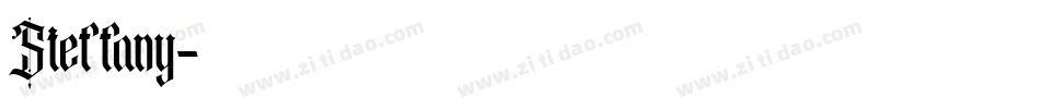 Steffany字体转换