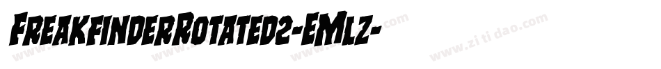 FreakfinderRotated2-EMlz字体转换 FreakfinderRotated2-EMlz字体转换