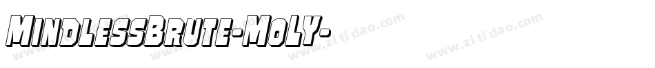 MindlessBrute-MoLY字体转换