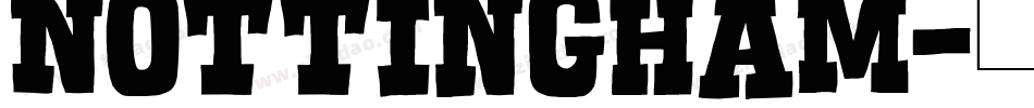 Nottingham字体转换