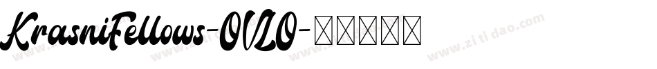 KrasniFellows-OVLO字体转换