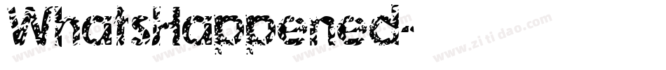 WhatsHappened字体转换