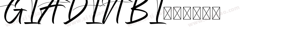GIADINBI字体转换
