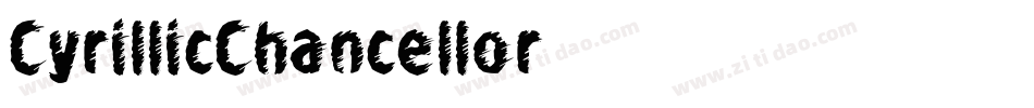 CyrillicChancellor字体转换