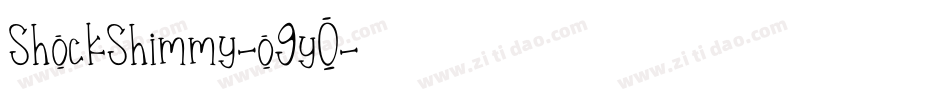 ShockShimmy-o9y0字体转换