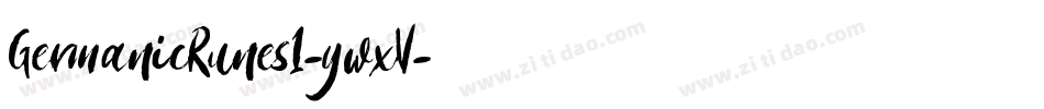 GermanicRunes1-ywxV字体转换