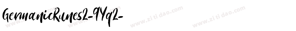 GermanicRunes2-9Yq2字体转换