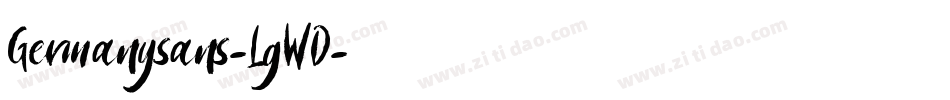 Germanysans-LgWD字体转换