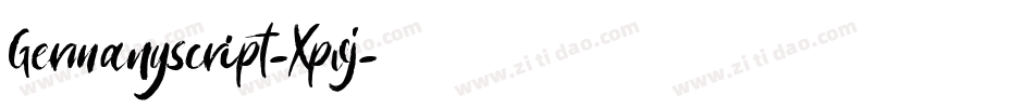 Germanyscript-Xpvj字体转换
