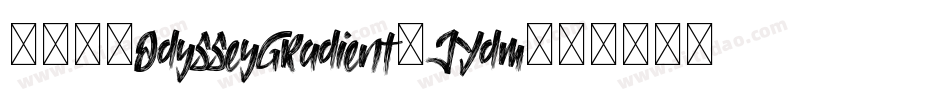 1968OdysseyGradient-JYdm字体转换