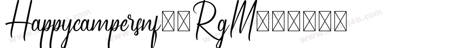 Happycampersnf-8RgM字体转换