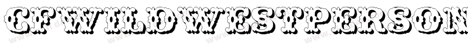 CfWildWestPersonalRegular-qVl2字体转换