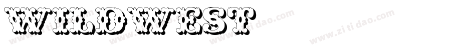 WildWest字体转换