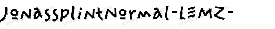 JonassplintNormal-LEMZ字体转换