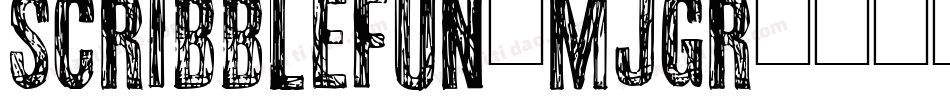 ScribbleFun-MJGr字体转换