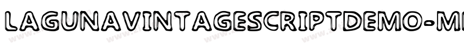 LagunaVintageScriptDemo-Medium字体转换