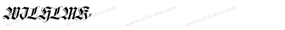 WILHLMK字体转换
