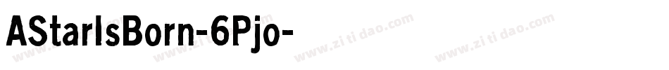 AStarIsBorn-6Pjo字体转换