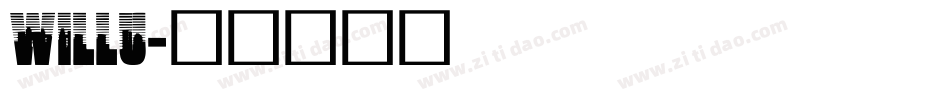 WILLU字体转换