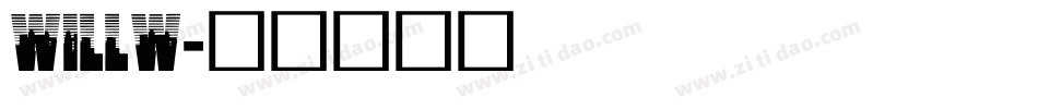 WILLW字体转换
