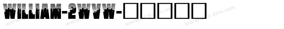 William-2wvw字体转换