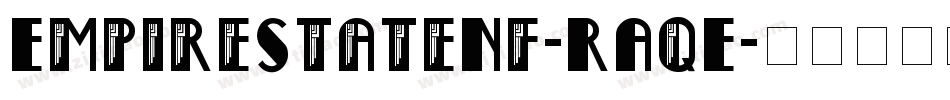 EmpireStateNf-RAqE字体转换