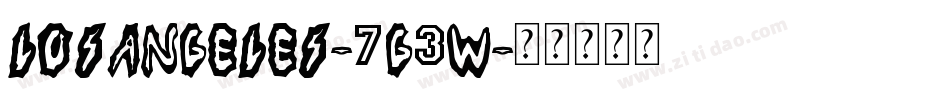 LosAngeles-7g3w字体转换