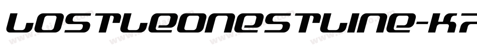 LostLeonestLine-K77Yl字体转换