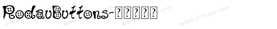 RodauButtons字体转换