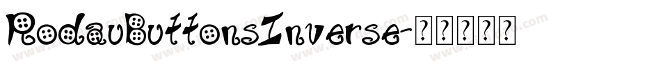 RodauButtonsInverse字体转换