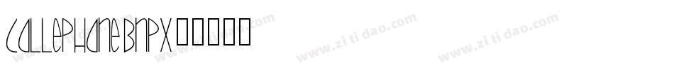 Callephane-4Bnpx字体转换