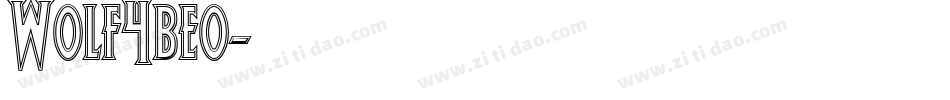 Wolf4beo字体转换