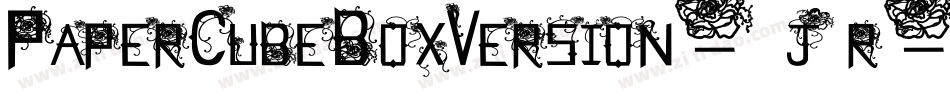 PaperCubeBoxVersion-0j6r字体转换