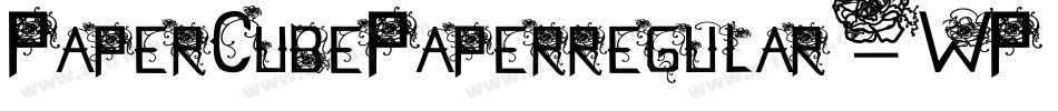 PaperCubePaperregular-WP59字体转换