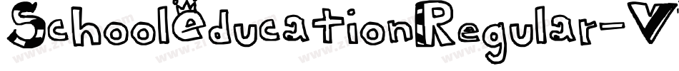 SchoolEducationRegular-Vr3w字体转换