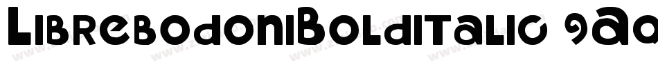 LibrebodoniBolditalic-9AqB字体转换